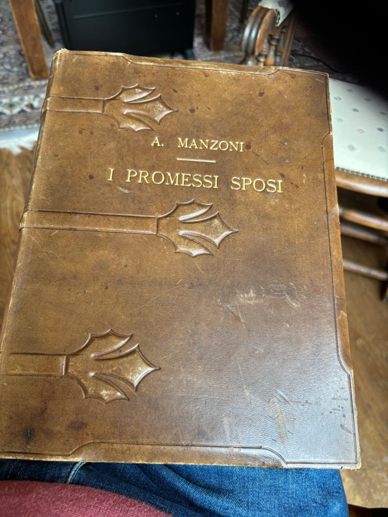 Manzoni: I Promessi Sposi (1945) met 20 etsen Castelli, Antiek en Kunst, Ophalen of Verzenden
