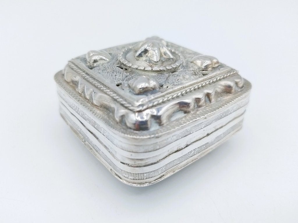 Zilveren pepermuntdoosje, C. Capoen, Schoonhoven, 1917, Antiek en Kunst, Verzenden, Zilver