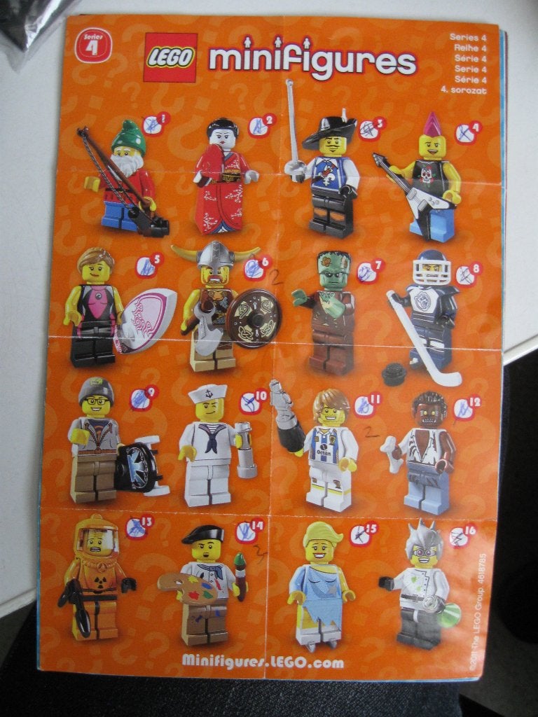 Lego Minifiguren: restanten uit Serie 4, 5 en 6 ., Ophalen of Verzenden, Zo goed als nieuw, Minifiguur, Lego