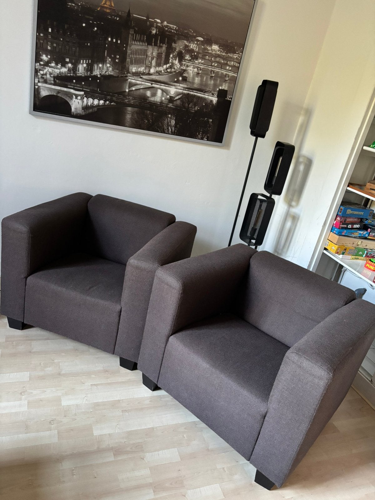 2 stoelen, Huis en Inrichting, Ophalen, Gebruikt, 75 tot 100 cm
