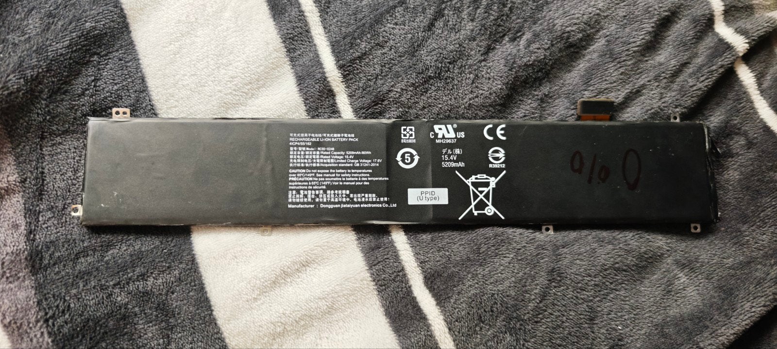 Nieuwe originele OEM batterij voor Razer Blade 15 (RC30-0248, Ophalen of Verzenden, Zo goed als nieuw, Razer
