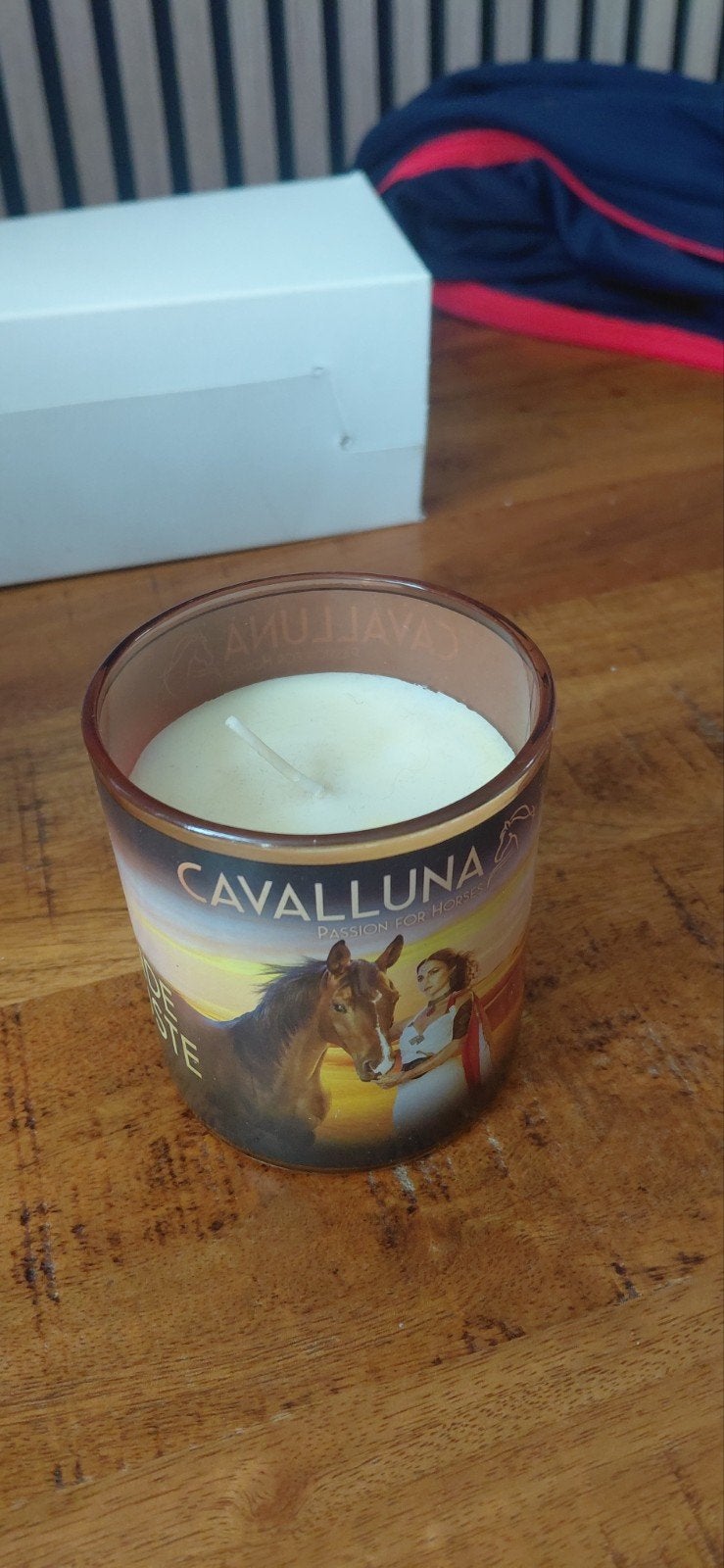 Cavalluna kaars, Overige materialen, Nieuw, Ophalen of Verzenden, Crème