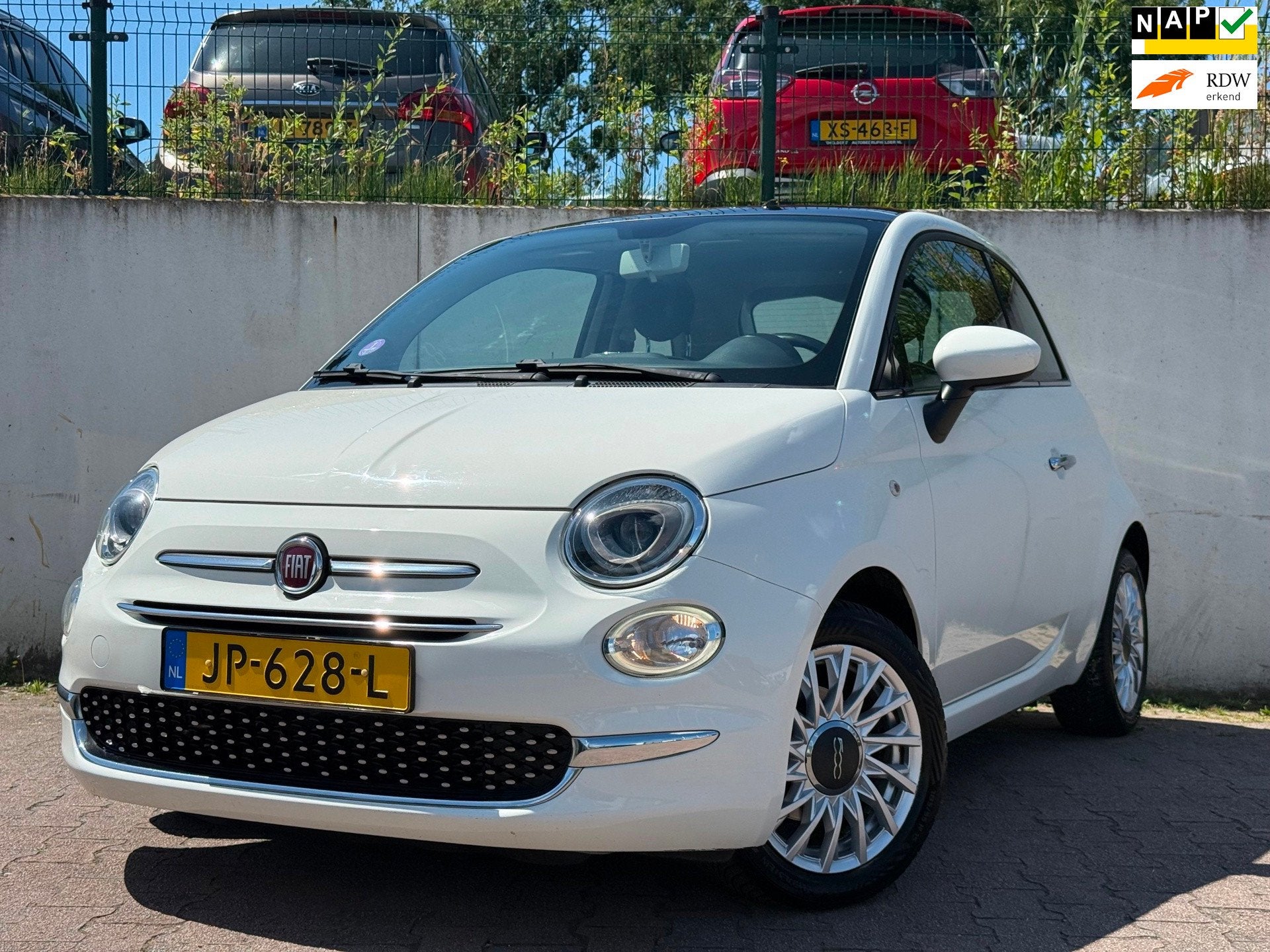 Fiat 500 0.9 TwinAir Turbo Lounge/PANO/AIRCO/PDC/FACELIFT/NE, Voorwielaandrijving, Dealer onderhouden, Stof, Gebruikt