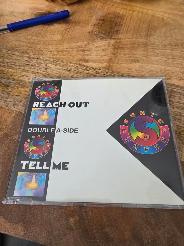 Sonic Surfers - Reach Out / Tell Me CD Single (1994), Ophalen of Verzenden, Gebruikt, Dance Populair
