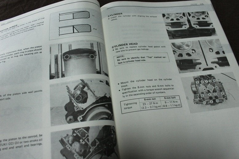 Suzuki RG250 1986 / 1987 motorcycle service manual, Ophalen of Verzenden, Suzuki