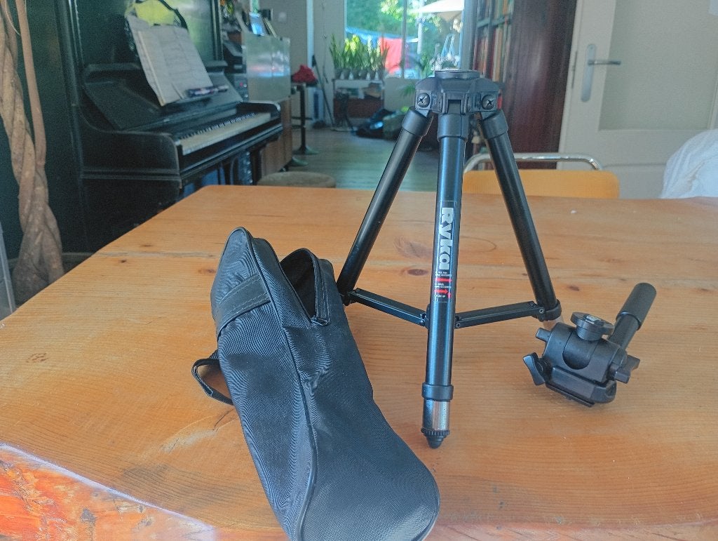 Camera statief, Ophalen, 125 cm of minder, 3-assige stabilisatie, Driepoot