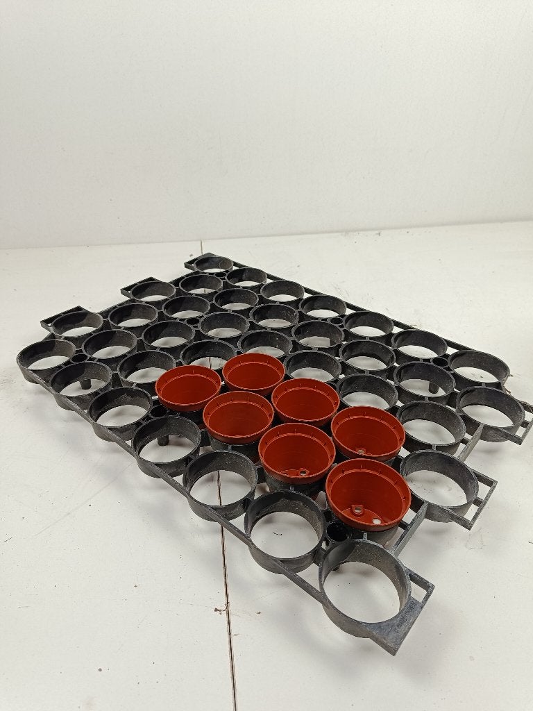 Plantentray voor 6cm potjes (7x6) verband, Ophalen, Kunststof, Gebruikt, Binnen