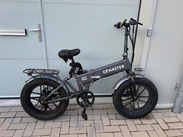 ES Master Opvouwbare Fatbike E-bike - error in het scherm