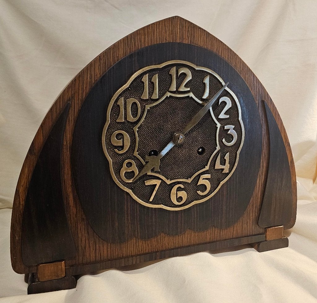 Antieke Art Deco pendule  Amsterdamse school, Ophalen
