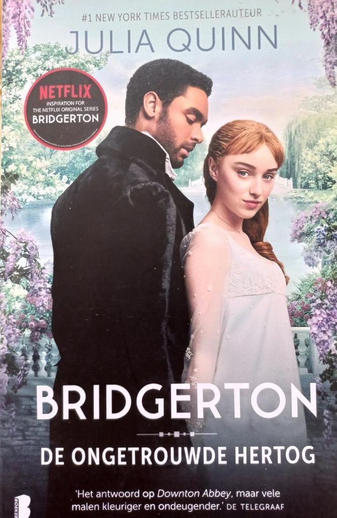 Boek Bridgerton, de ongetrouwde hertog., Boeken, Ophalen of Verzenden