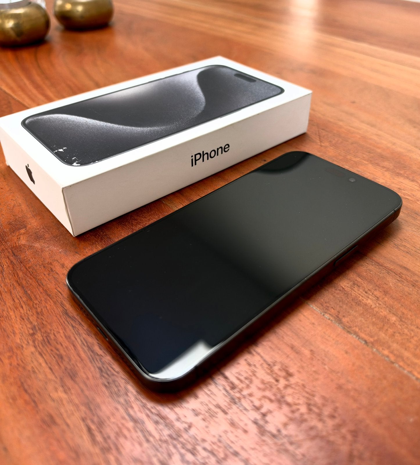Iphone 15 Pro max, 256GB - black, Zwart, IPhone 15 Pro Max, Zo goed als nieuw, Ophalen
