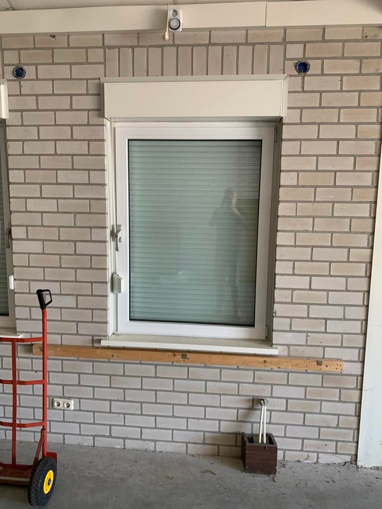 Kunststof ramen en deuren, Doe-het-zelf en Verbouw, Kozijnen en Schuifpuien, Ophalen, Kunststof, Gebruikt, Raamkozijn