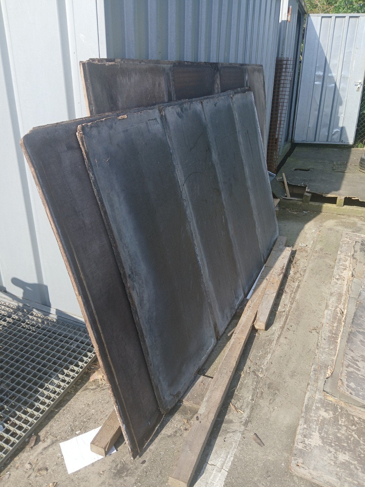 Gebruikte betonplex platen, Doe-het-zelf en Verbouw, Platen en Panelen, Ophalen of Verzenden, Gebruikt, Betonplex