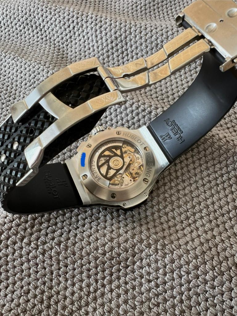 Hublot Big Bang Steel Ceramic 44mm | 301.SB.131.RX | 2011, Gebruikt, Staal, Polshorloge, Kunststof