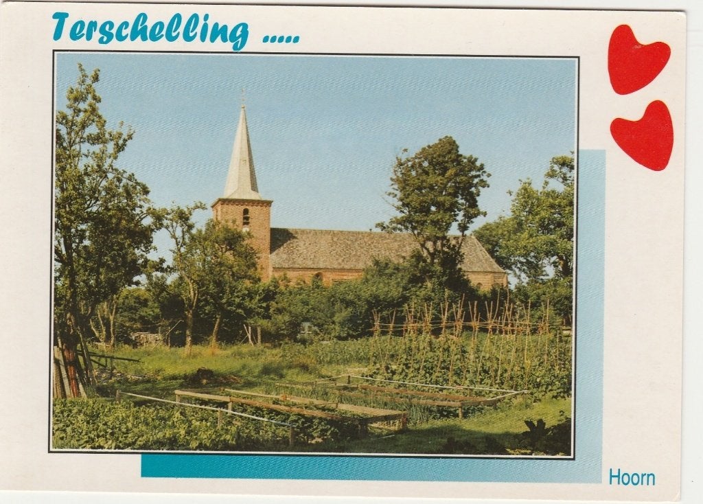 HOORN Ned. Herv. Kerk, Verzenden, 1980 tot heden, Ongelopen, Waddeneilanden