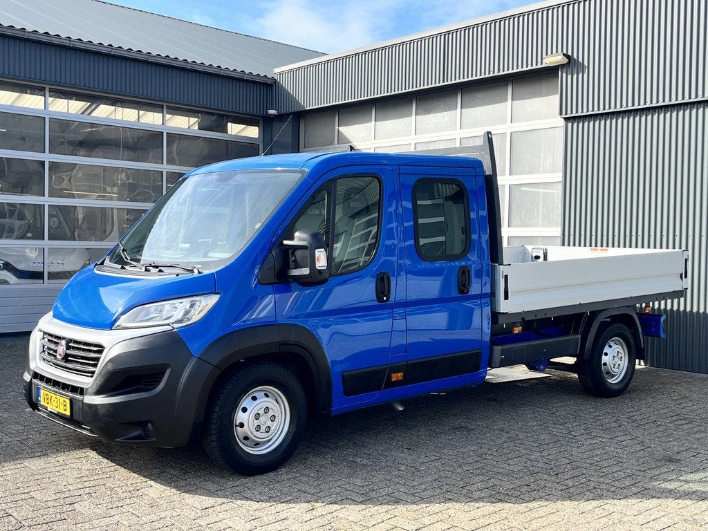 Fiat Ducato 35H 2.3 MultiJet L3 Airco Trekhaak 3000kg trekge, Auto's, Fiat, Voorwielaandrijving, Gebruikt, Blauw, Origineel Nederlands