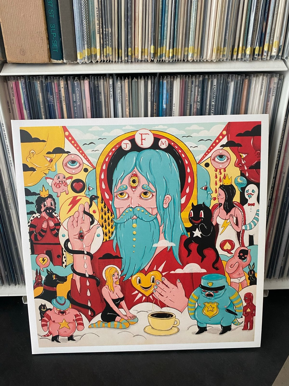 Father John Misty - Fleet Foxes LP’s, LP, Ophalen of Verzenden, Inclusief boekje, 12 inch