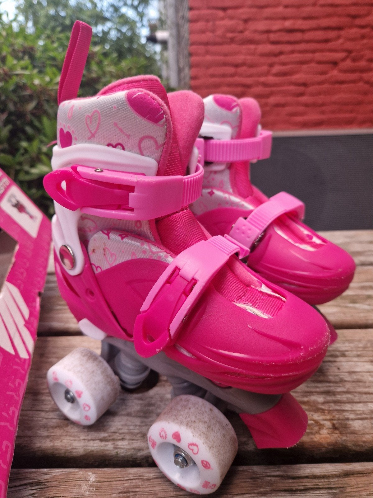 Rolschaatsen maat 27-34, Kinderen en Baby's, Speelgoed | Buiten | Rolschaatsen, Ophalen of Verzenden, Verstelbaar, Gebruikt