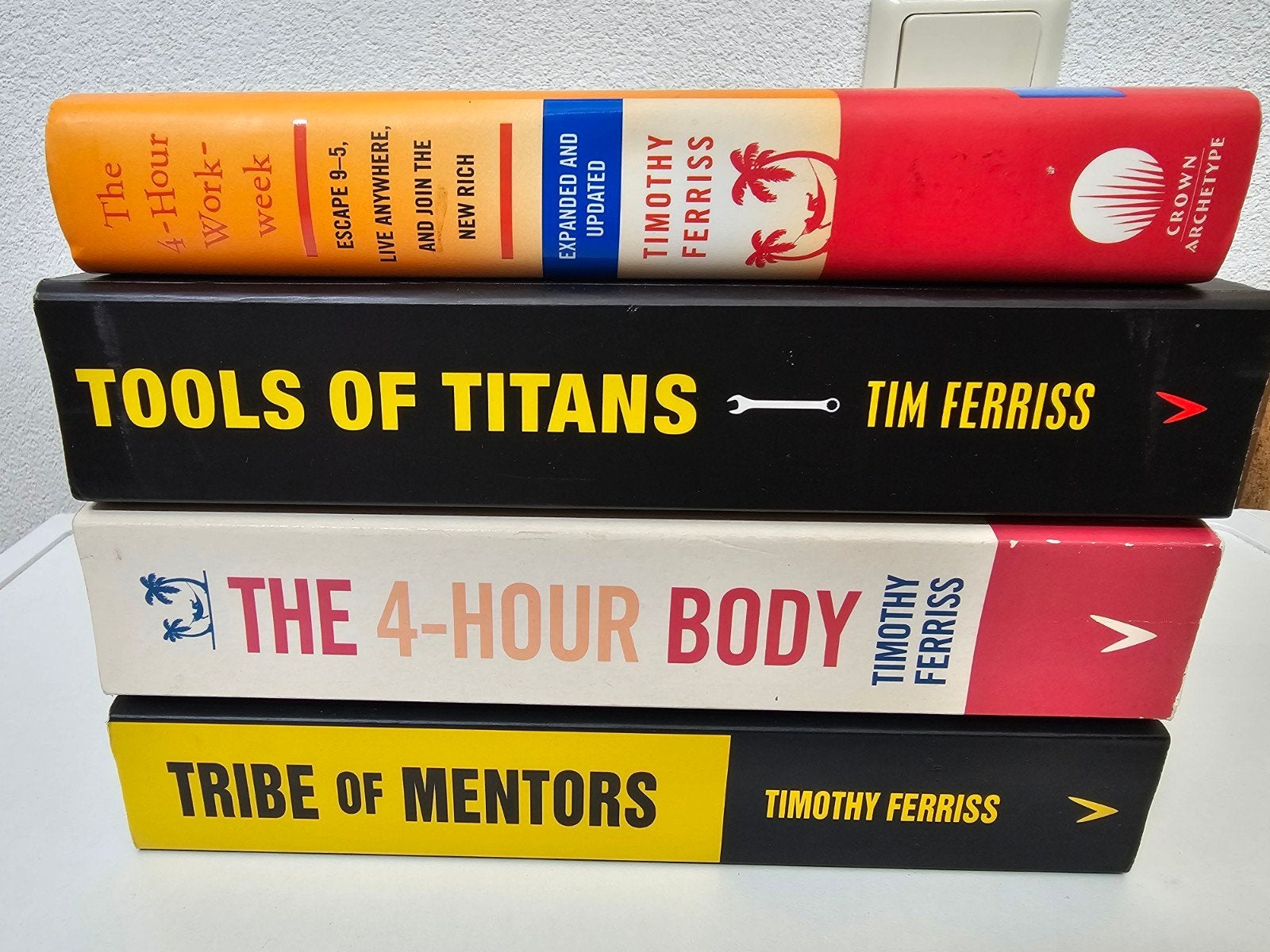 Timothy Ferriss Boeken Set: 4-Hour Workweek, Tools of Titans, Ophalen of Verzenden, Gelezen, Timothy Ferriss