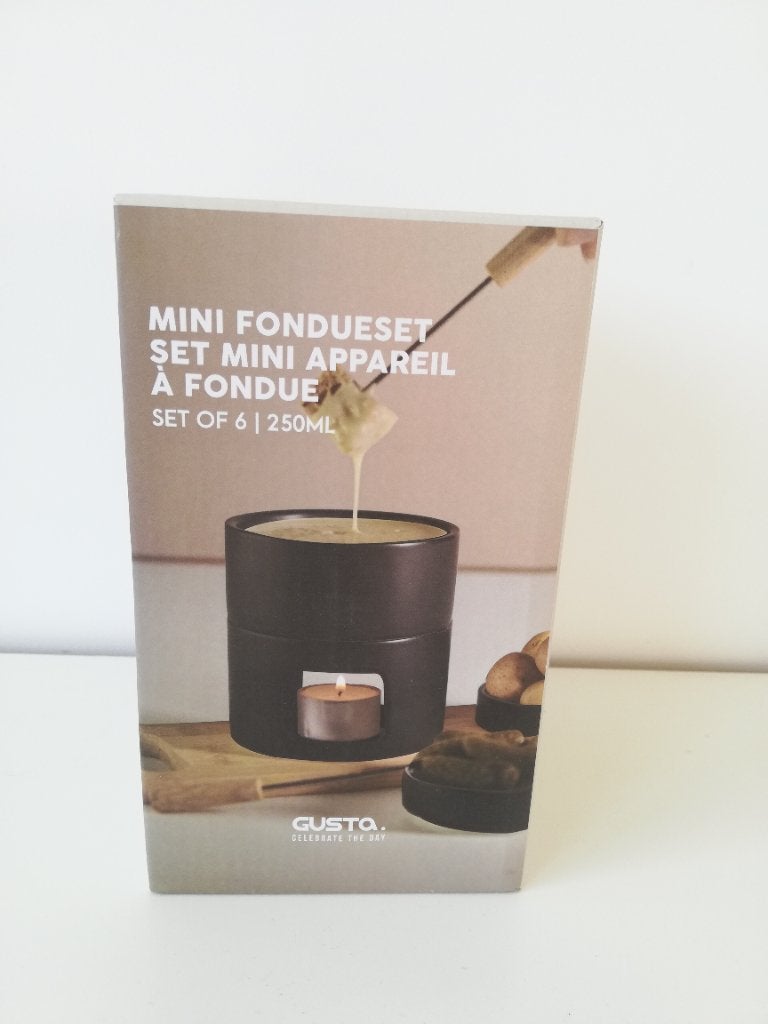 Mini kaasfondue set van Gusta, Overige typen, Ophalen, Nieuw, Gusta