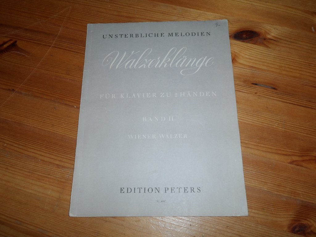 Walzerklange band 2, Gebruikt, Ophalen of Verzenden, Artiest of Componist, Piano