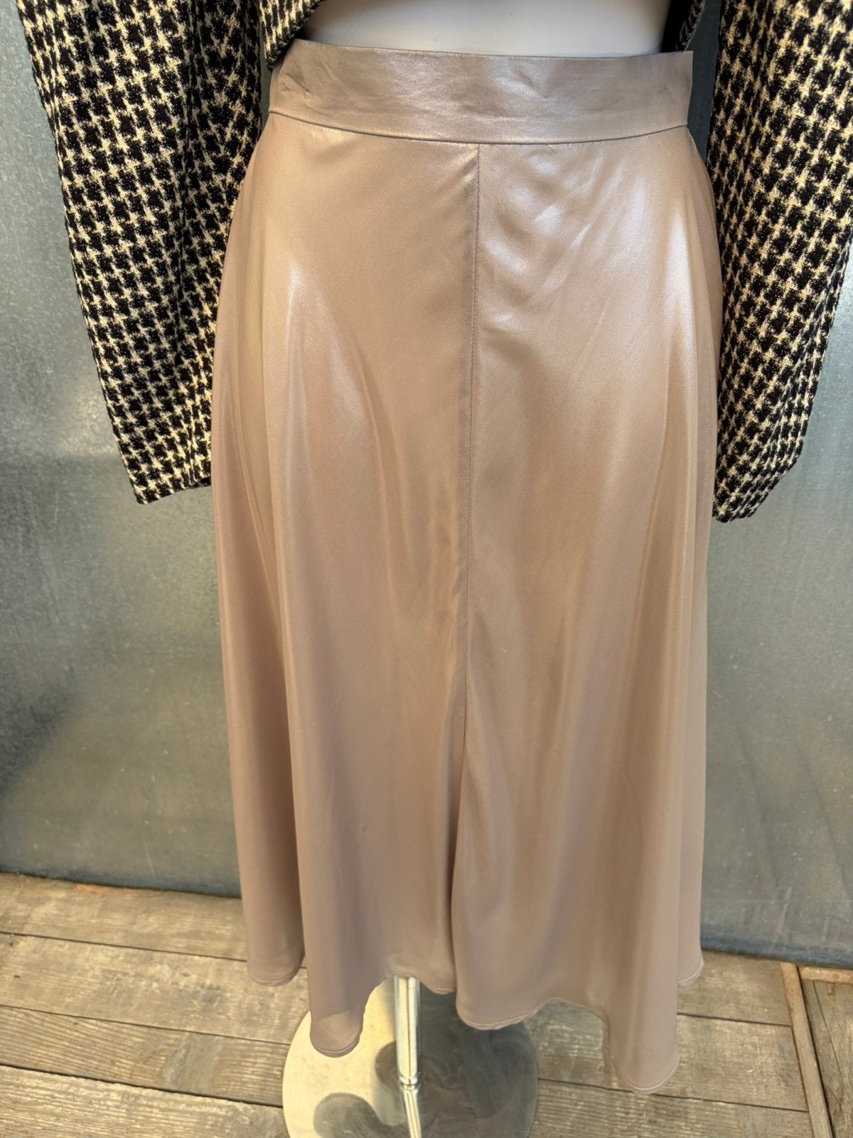 Sage and ivy 36 champagne tilda €580 rok skirt, Ophalen of Verzenden, Maat 36 (S), Beige, Onder de knie