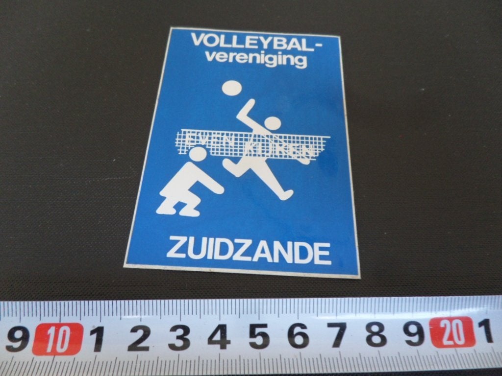 sticker Zuidzande Volleybalvereniging Even kijken, Ophalen, Zo goed als nieuw