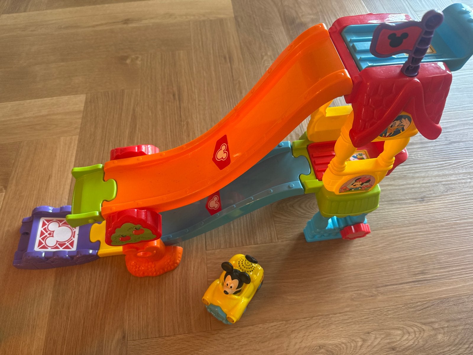VTech Toet Toet Auto's Mickey Mouse Speelset, Ophalen of Verzenden, Gebruikt