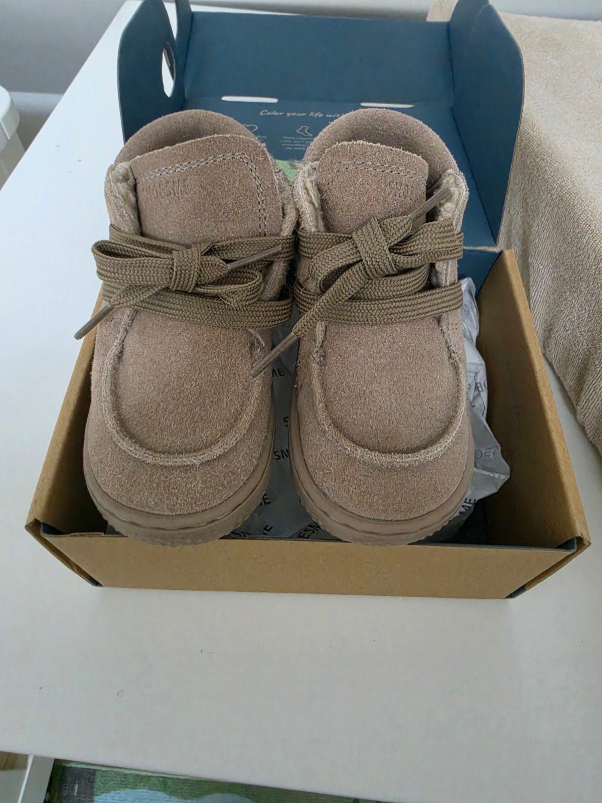 Shoesme babyschoentjes maat 22 - Taupe - Nieuw, Schoentjes, Jongetje of Meisje, Nieuw, Ophalen of Verzenden