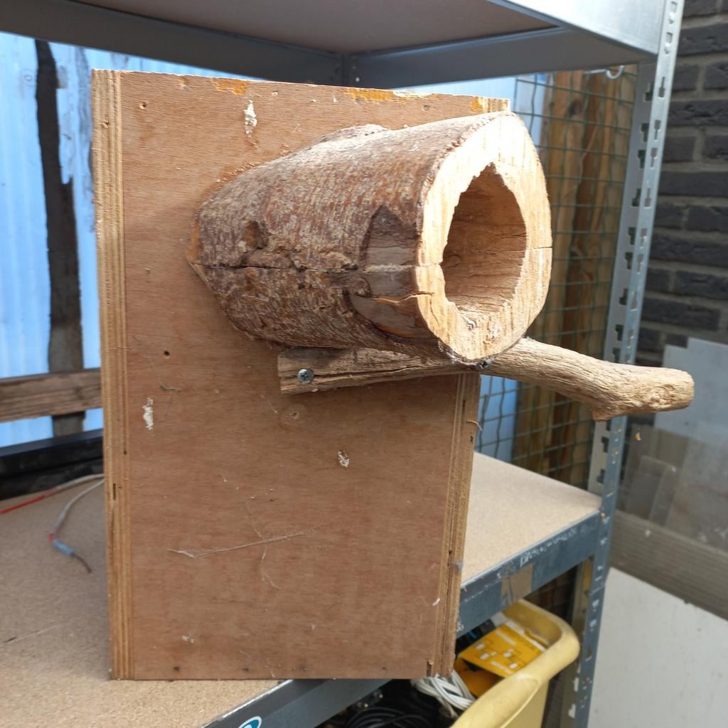Broedblok voor rosella valkparkieten, Ophalen of Verzenden, Hout, Broedkooi of Kweekkooi