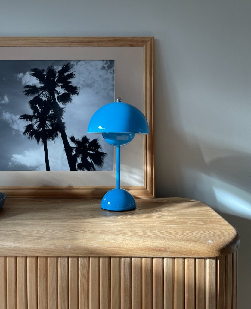 Paddenstoel LED tafellamp oplaadbaar 3 lichtkleuren NIEUW, Kunststof, 30 cm, Nieuw, Overige fittingen