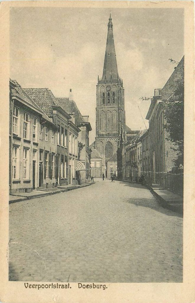 388-196-021 Doesburg Veerpoortstraat, Verzenden, Voor 1920, Gelderland