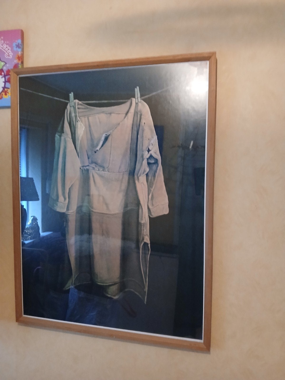 Repluca jopie huisman  schilderij, Ophalen, Achter glas