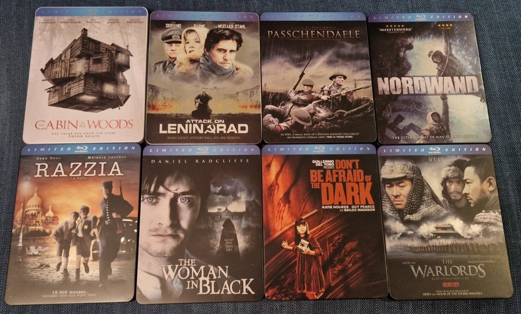 Steelbook bluray 5x DFW, Cd's en Dvd's, Ophalen of Verzenden, Zo goed als nieuw