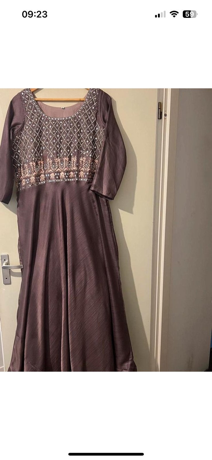 Feestjurk xl, Kleding | Dames, Gelegenheidskleding, Nieuw, Galajurk, Maat 46/48 (XL) of groter, Paars, Ophalen of Verzenden