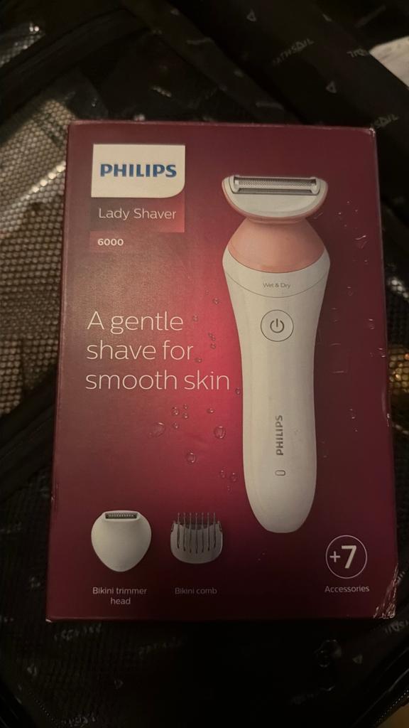 Philips Ladyshaver 6000 - Nieuw en ongebruikt, Ophalen of Verzenden, Nieuw, Scheren en Epileren