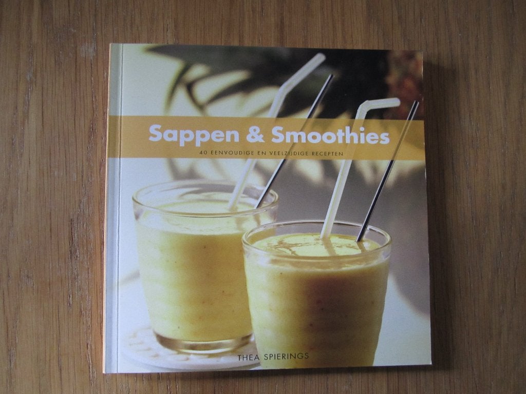 Sappen & Smoothies , Thea Spierings, Boeken, Thea Spierings, Overige typen, Ophalen of Verzenden, Zo goed als nieuw