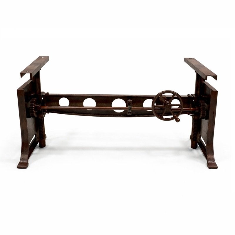 IJzer Vintage Industrieel Bureau Tafel Onderstel Verstelbaar, Tafelpoot, Info@dehanzeherten.nl, De Hanze Herten BV, Nieuw