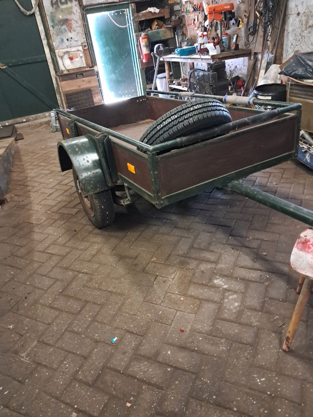 aanhangwagen, Ophalen