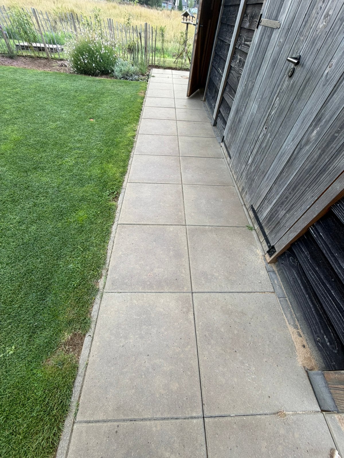 33 Betontegels 60x60x5cm, Ophalen, Zo goed als nieuw, Beton, Terrastegels