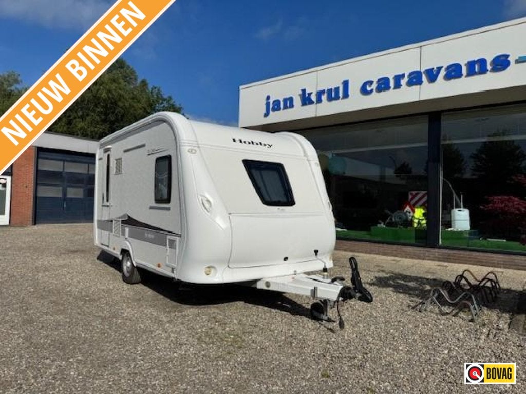 Hobby De Luxe 400 SFE incl. air voortent, Caravans en Kamperen, Hobby, Bedrijf, Treinzit, Overige typen