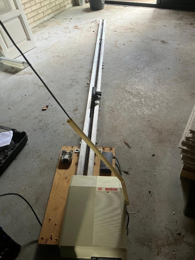 Elektrische garagedeur opener, Ophalen, Gebruikt, Garagedeur, 120 cm of meer