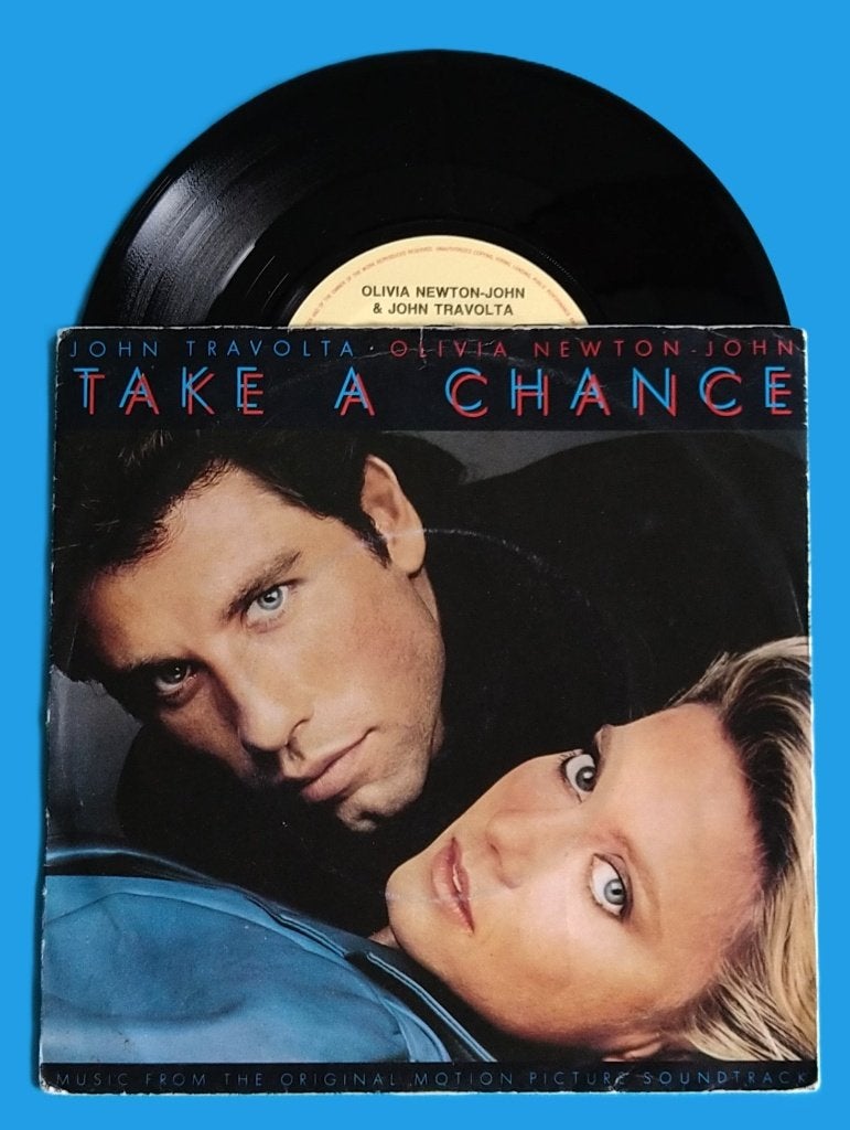 Olivia Newton John & John Travolta - Take a chance, Verzenden, Zo goed als nieuw, 7 inch, Pop