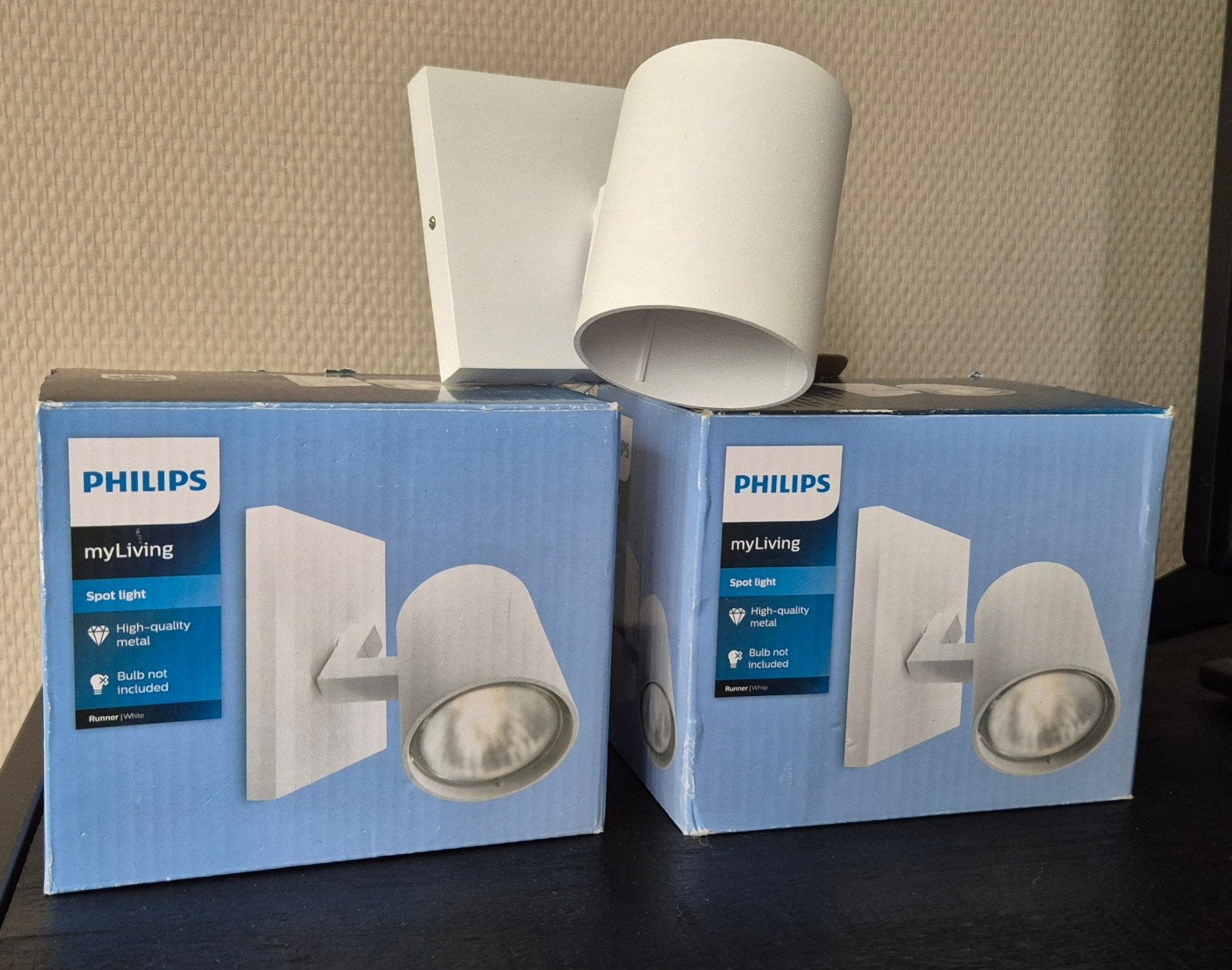 Philips myLiving Spot Light GU10 LED - Nieuw in doos, Verzenden, Nieuw, Plafondspot of Wandspot