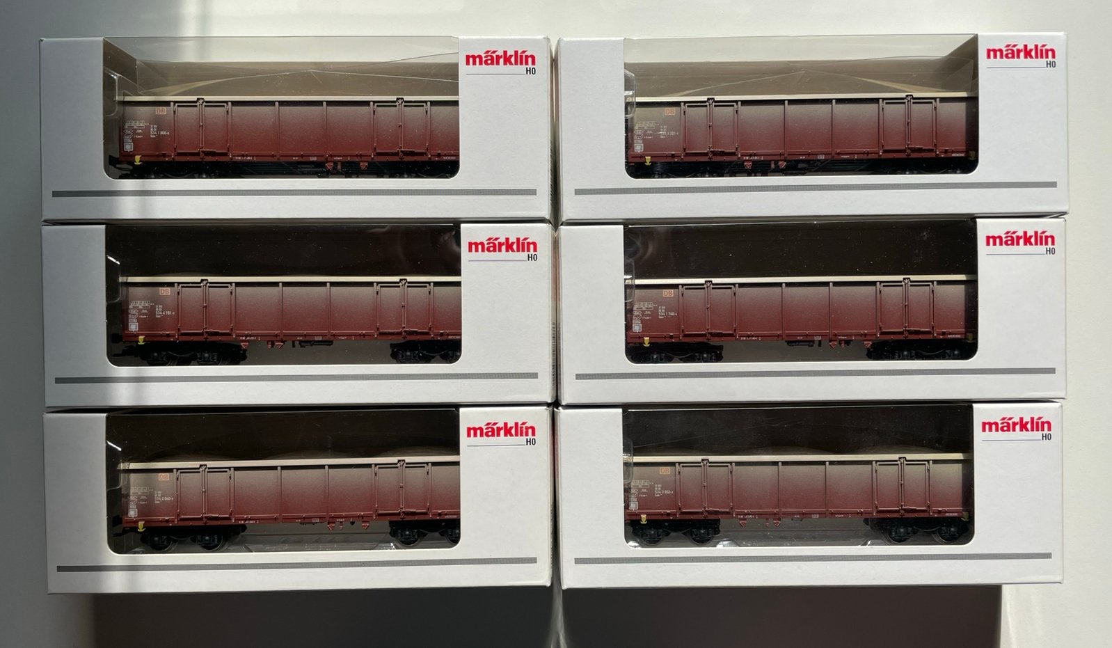 Marklin 00753-01 t/m 06 Set Eaos met bouwzand Nieuw in doos, Wisselstroom, Ophalen of Verzenden, Märklin, Nieuw