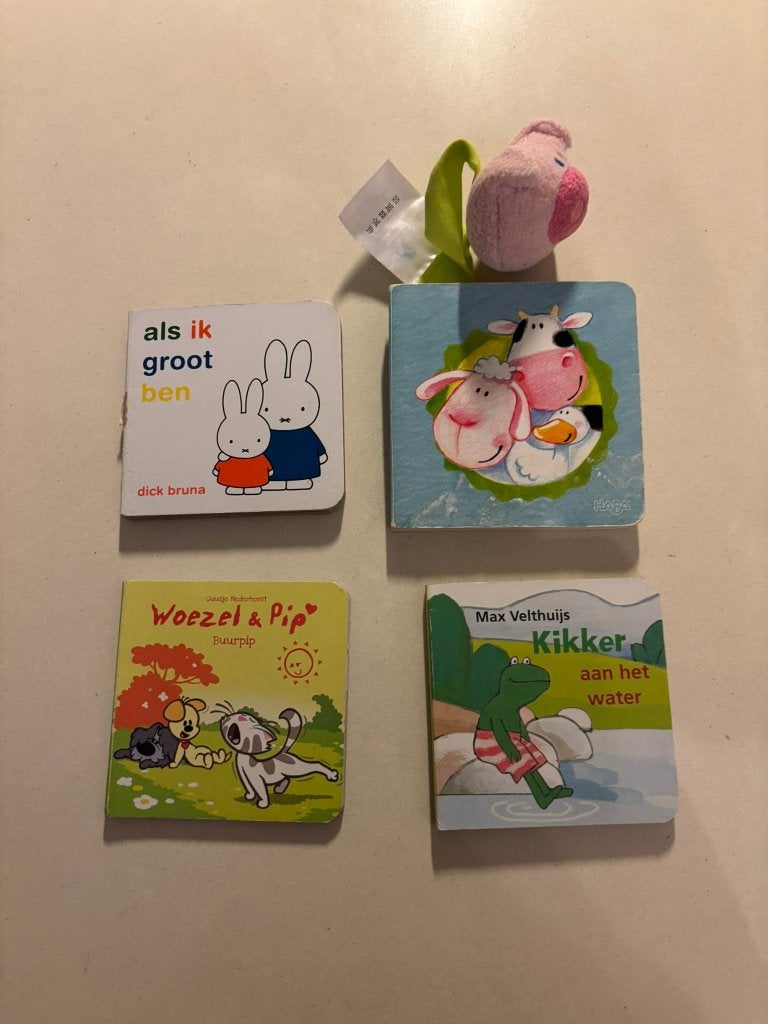 Leuke kinderboeken set haba, nijntje woezel pip kikker!, Boeken, Kinderboeken | Baby's en Peuters, Ophalen of Verzenden, Gelezen