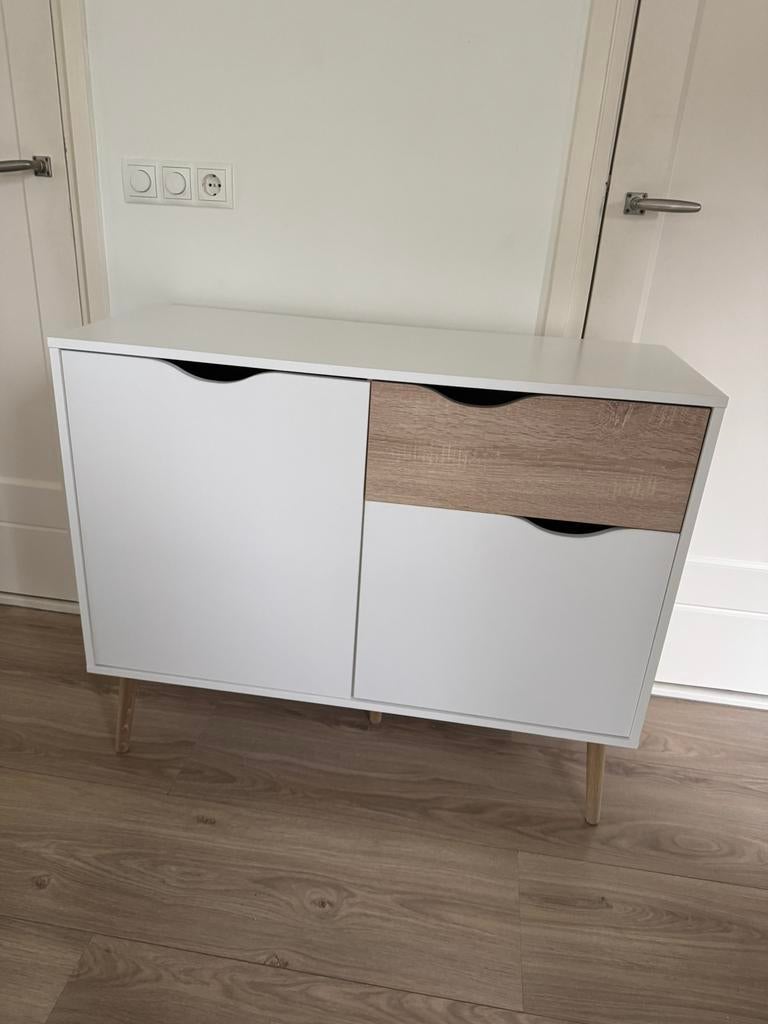 Leen Bakker Delta Dressoir, Ophalen, Met deur(en), 50 tot 100 cm, Zo goed als nieuw