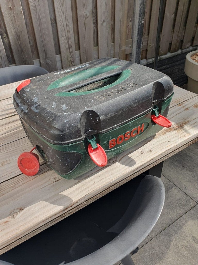 Bosch schuurmachine, Ophalen of Verzenden, Gebruikt, Minder dan 600 watt, Vlakschuurmachine