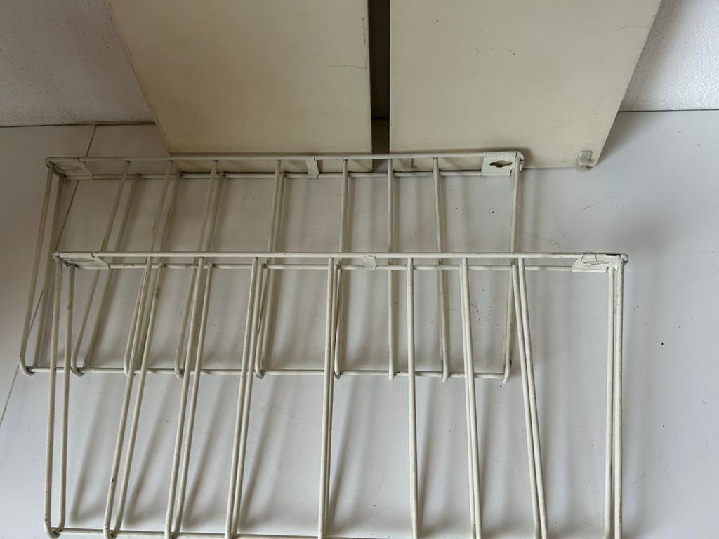 Vintage Tomado-achtig rek - wandrek met planken, Huis en Inrichting, Woonaccessoires | Wandplanken en Boekenplanken, Ophalen of Verzenden