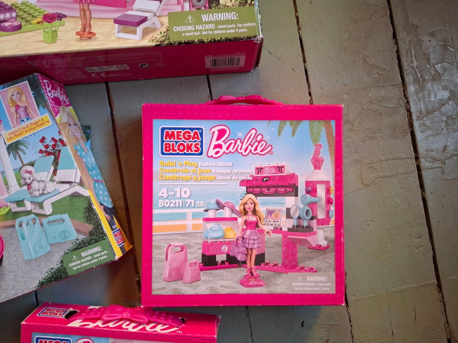 Barbie mega bloks kapsalon, Verzenden, Zo goed als nieuw, Toebehoren
